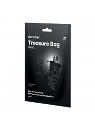 Черный мешочек для хранения игрушек Treasure Bag L - Satisfyer - купить с доставкой в Реутове