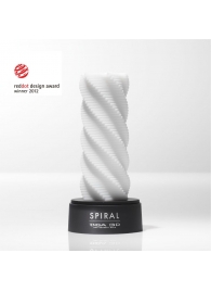 Белый 3D мастурбатор SPIRAL - Tenga - в Реутове купить с доставкой
