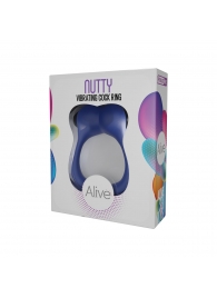 Синее эрекционное виброкольцо Nutty - Adrien Lastic - в Реутове купить с доставкой