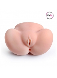 Реалистичный мастурбатор с двумя функциональными отверстиями - Erowoman-Eroman - в Реутове купить с доставкой
