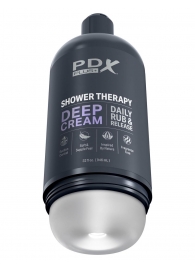 Мастурбатор в бутылке Shower Therapy Deep Cream - Pipedream - в Реутове купить с доставкой