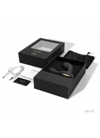 Чёрный перезаряжаемый стимулятор простаты Bruno Black - Lelo - в Реутове купить с доставкой