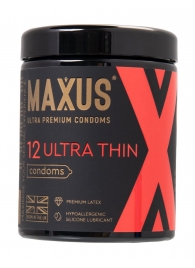 Ультратонкие презервативы MAXUS Ultra Thin - 12 шт. - Maxus - купить с доставкой в Реутове