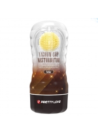 Прозрачный текстурированный мастурбатор Vacuum Cup Masturbator Stellar - Baile - в Реутове купить с доставкой