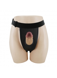 Полый страпон на регулируемых трусиках Houston - 17,5 см. - Baile - купить с доставкой в Реутове