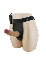 Полый вибрострапон на регулируемых трусиках Draven - 17,5 см. - Baile - купить с доставкой в Реутове