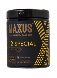 Презервативы с точками и рёбрами MAXUS Special - 12 шт. - Maxus - купить с доставкой в Реутове