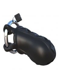Черный замок верности Extreme Silicone Cock Blocker - Pipedream - купить с доставкой в Реутове