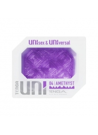 Фиолетовый мастурбатор-стимулятор Tenga Uni Amethyst - Tenga - в Реутове купить с доставкой
