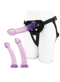 Тренировочный набор с тремя насадками Pegging Training Set - Lux Fetish - купить с доставкой в Реутове
