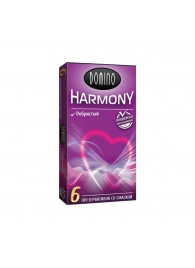 Презервативы с рёбрышками Domino Harmony - 6 шт. - Domino - купить с доставкой в Реутове