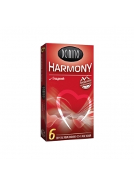 Гладкие презервативы Domino Harmony - 6 шт. - Domino - купить с доставкой в Реутове
