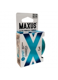 Презервативы Maxus G spot с двойной спиралью - 3 шт. - Maxus - купить с доставкой в Реутове