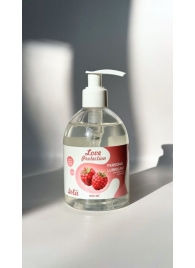 Лубрикант на водной основе Love Protection Raspberry с ароматом малины - 300 мл. - Lola Games - купить с доставкой в Реутове