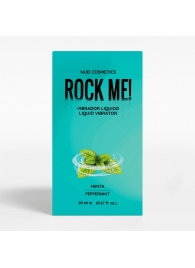 Жидкий вибратор Nuei Rock Me! с ароматом мяты - 20 мл. - Nuei cosmetics - купить с доставкой в Реутове