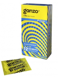 Классические презервативы с обильной смазкой Ganzo Classic - 12 шт. - Ganzo - купить с доставкой в Реутове