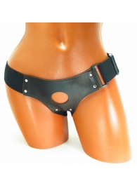 Трусики для страпона коричневого цвета - БДСМ Арсенал - купить с доставкой в Реутове