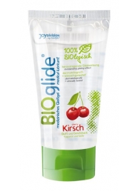 Гель-лубрикант на водной основе с ароматом вишни BIOglide Kirsch - 80 мл. - Joy Division - купить с доставкой в Реутове