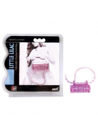Эрекционное кольцо с вибратором LITTLE LILAC - Dream Toys - в Реутове купить с доставкой