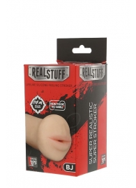 Нежный мастурбатор-ротик REALSTUFF 5INCH MASTURBATOR BJ - Dream Toys - в Реутове купить с доставкой