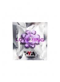 Мягкая фиолетовая гелевая насадка - Toyfa Basic - в Реутове купить с доставкой