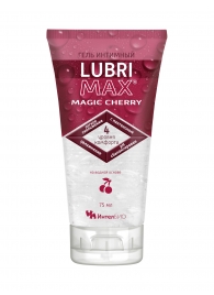 Интимный гель-смазка на водной основе Lubrimax Magic Cherry - 75 мл. - ИнтелБИО - купить с доставкой в Реутове