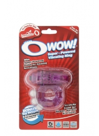 Фиолетовое эрекционное виброкольцо OWOW PURPLE - Screaming O - в Реутове купить с доставкой