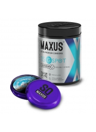 Гладкие презервативы Maxus G spot с двойной спиралью - 15 шт. - Maxus - купить с доставкой в Реутове
