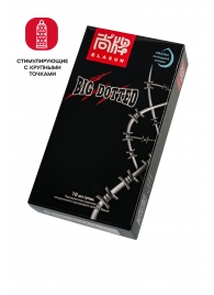 Презервативы с точками Elasun Big Dotted - 10 шт. - Elasun - купить с доставкой в Реутове