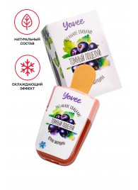 Охлаждающий бальзам для губ «Томный поцелуй» с ароматом черной смородины - 5 мл. - ToyFa - купить с доставкой в Реутове