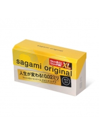 Презервативы увеличенного размера Sagami Original 0.02 XL-size - 12 шт. - Sagami - купить с доставкой в Реутове