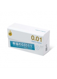 Увлажнённые презервативы Sagami Original 0.01 Extra Lub - 12 шт. - Sagami - купить с доставкой в Реутове