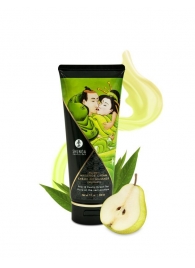Массажный крем для тела с ароматом груши и зелёного чая Pear   Exotic Green Tea - 200 мл. - Shunga - купить с доставкой в Реутове