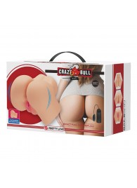 Телесный мастурбатор-полуторс Hailey с вибрацией - Baile - в Реутове купить с доставкой