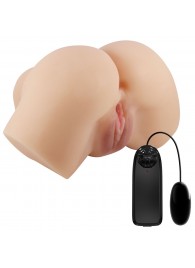 Телесный мастурбатор-полуторс Hailey с вибрацией - Baile - в Реутове купить с доставкой