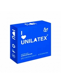 Классические презервативы Unilatex Natural Plain - 3 шт. - Unilatex - купить с доставкой в Реутове