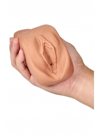 Маструбатор-вагина с вибрацией Soft   Wet Renata Realistic Tan Masturbator - Blush Novelties - в Реутове купить с доставкой