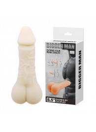 Мастурбатор-насадка Bigger Man - 21,5 см. - Baile - в Реутове купить с доставкой
