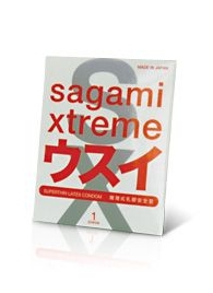 Ультратонкий презерватив Sagami Xtreme SUPERTHIN - 1 шт. - Sagami - купить с доставкой в Реутове