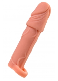 Телесная удлиняющая насадка с подхватом - 16 см. - ToyFa - в Реутове купить с доставкой