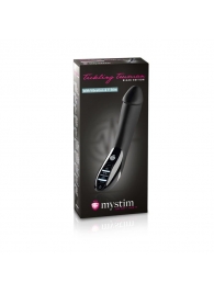 Вибратор с электростимуляцией Tickling Truman Black Edition - 27 см. - MyStim - купить с доставкой в Реутове