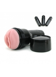 Мастурбатор-вагина Fleshlight - Vibro Pink Lady Touch с вибрацией - Fleshlight - в Реутове купить с доставкой