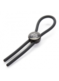 Тёмно-серое эрекционное кольцо с зажимом Again and Again Adjustable Cock Ring - Fifty Shades of Grey - в Реутове купить с доставкой