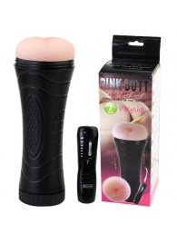 Мастурбатор-анус в колбе с 7 уровнями вибрации и выносным пультом - Baile - в Реутове купить с доставкой