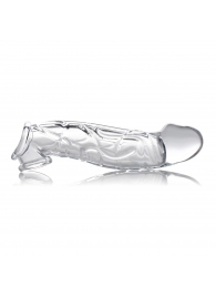 Прозрачная насадка для увеличения члена 2 Inch Clear Extender Sleeve - XR Brands - в Реутове купить с доставкой