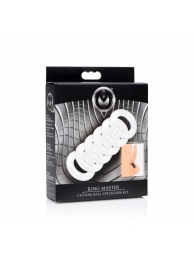 Комплект из 6 прозрачных эрекционных колец Ring Master Custom Ball Stretcher Kit - XR Brands - в Реутове купить с доставкой
