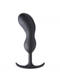 Черный массажер простаты с утяжелителями Premium Silicone Weighted Prostate Plug XL - 20,8 см. - XR Brands - в Реутове купить с доставкой
