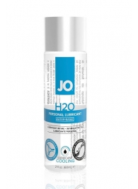 Охлаждающий лубрикант на водной основе JO Personal Lubricant H2O COOLING - 60 мл. - System JO - купить с доставкой в Реутове