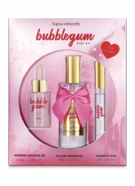 Набор средств для массажа и ласк Bubblegum Play Kit - Bijoux Indiscrets - купить с доставкой в Реутове