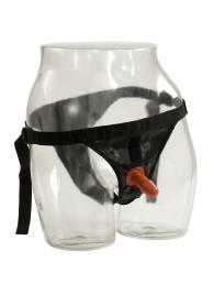 Трусики со штырьком для фиксации насадок Ultra Harness with Plug - Doc Johnson - купить с доставкой в Реутове